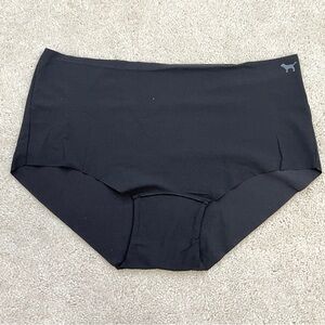 Victoria’s Secret PINK Sexy illusion Black Logo Boyshort Shortie Panties Large L
